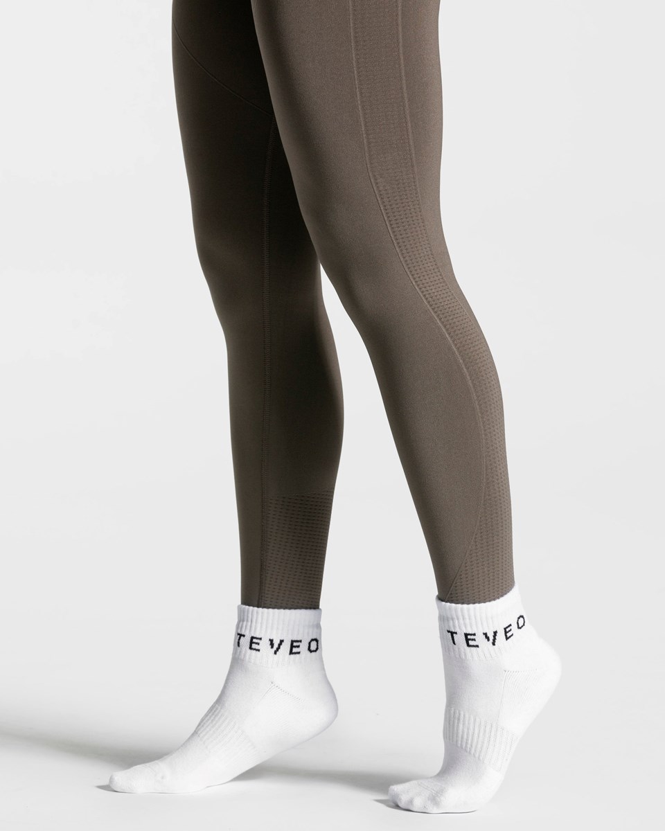 TEVEO TEVEO Ankle Socken (2er) Biele | 897045-WBA