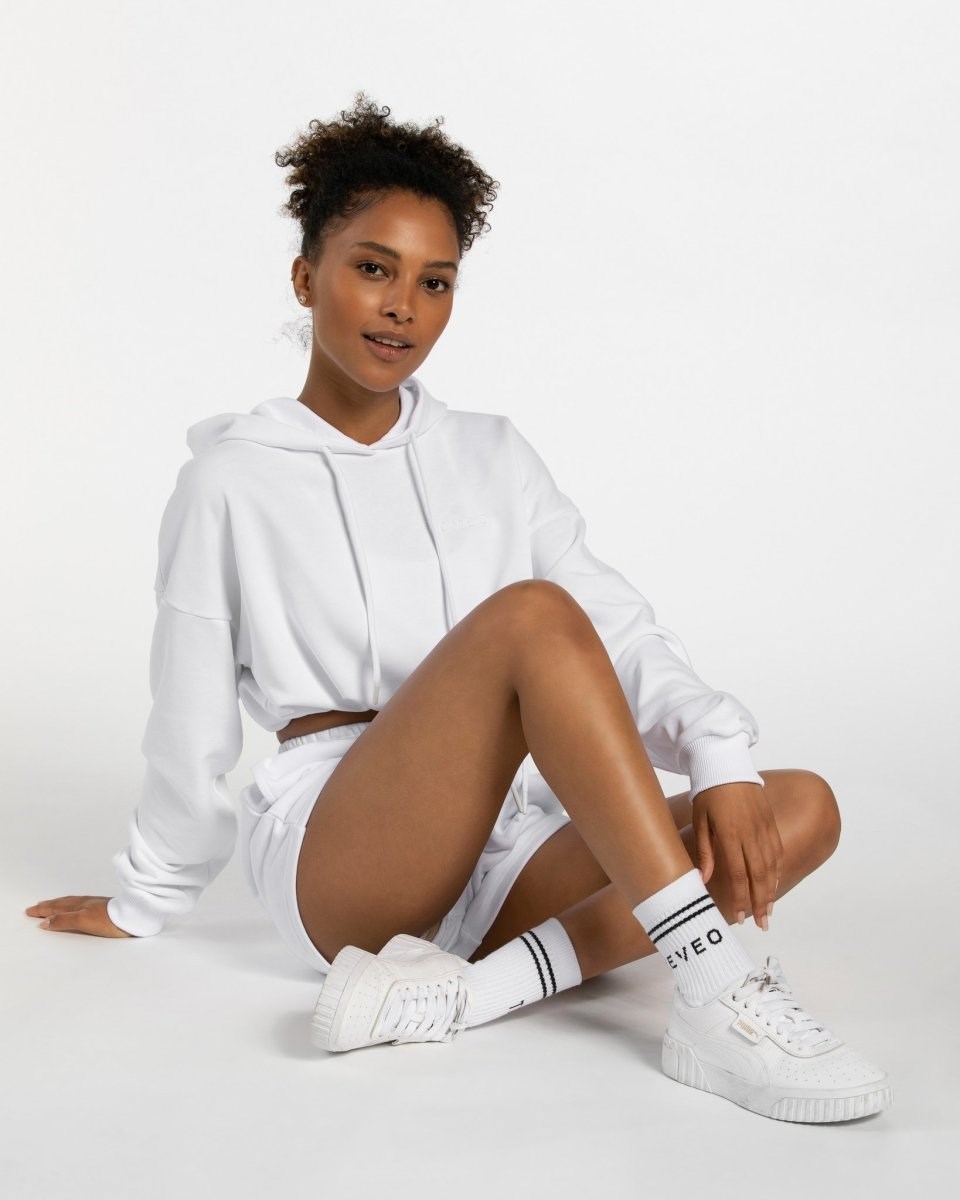 TEVEO TEVEO Crew Socken (2er) Biele | 023197-GMQ