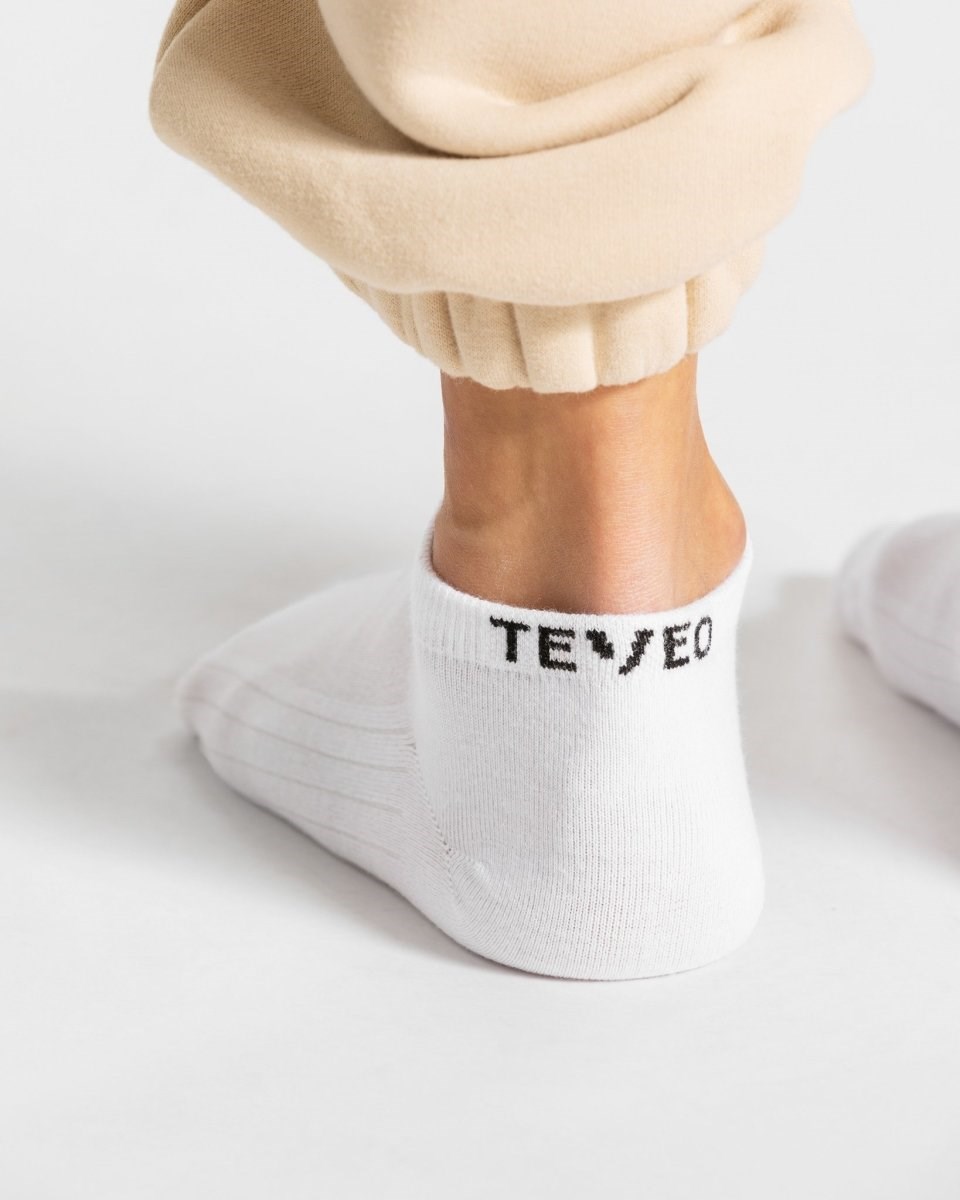 TEVEO TEVEO Sneaker Socken (2er) Biele | 012695-DOJ