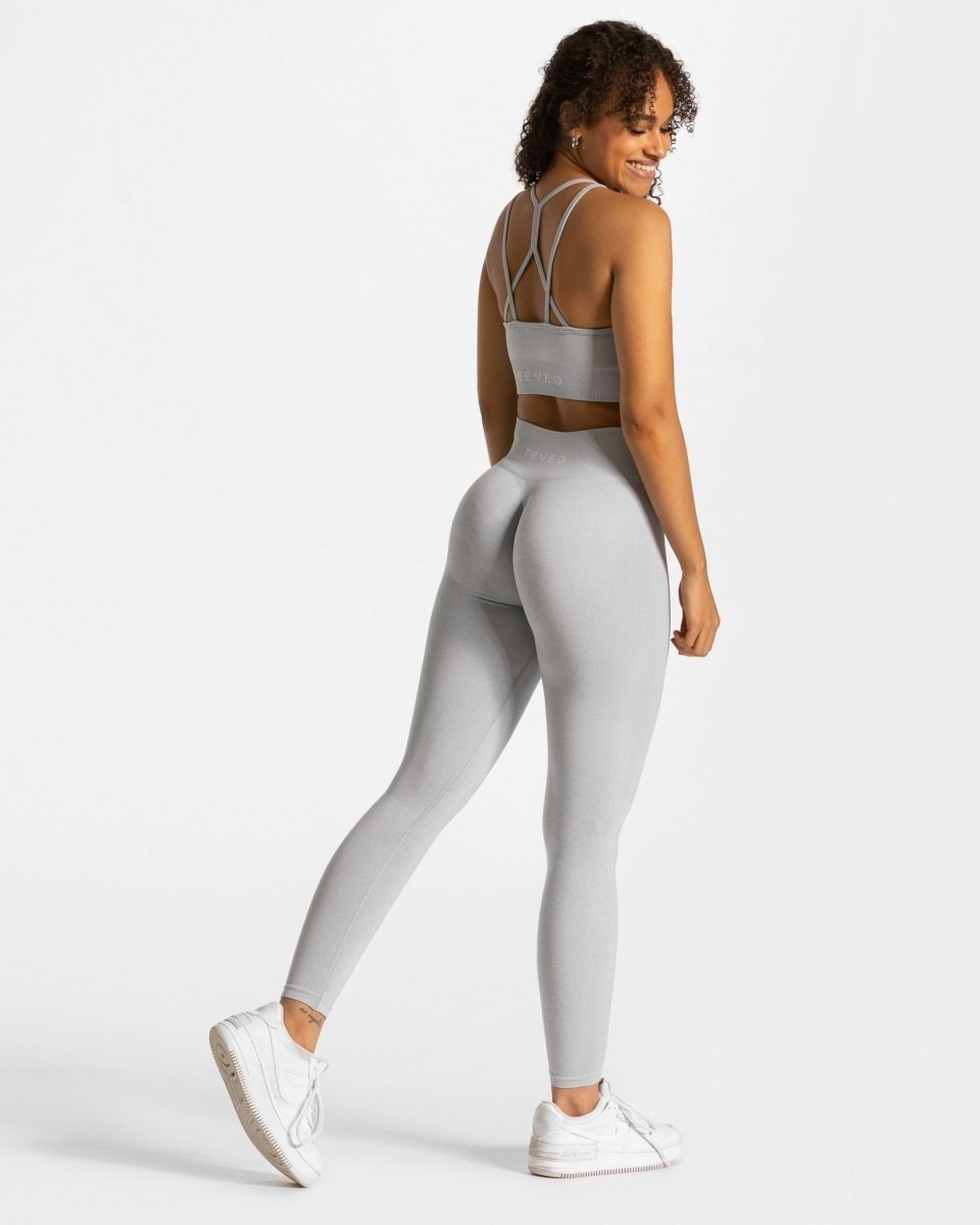 TEVEO Timeless Scrunch Bh Svetlo Siva | 164827-KDL