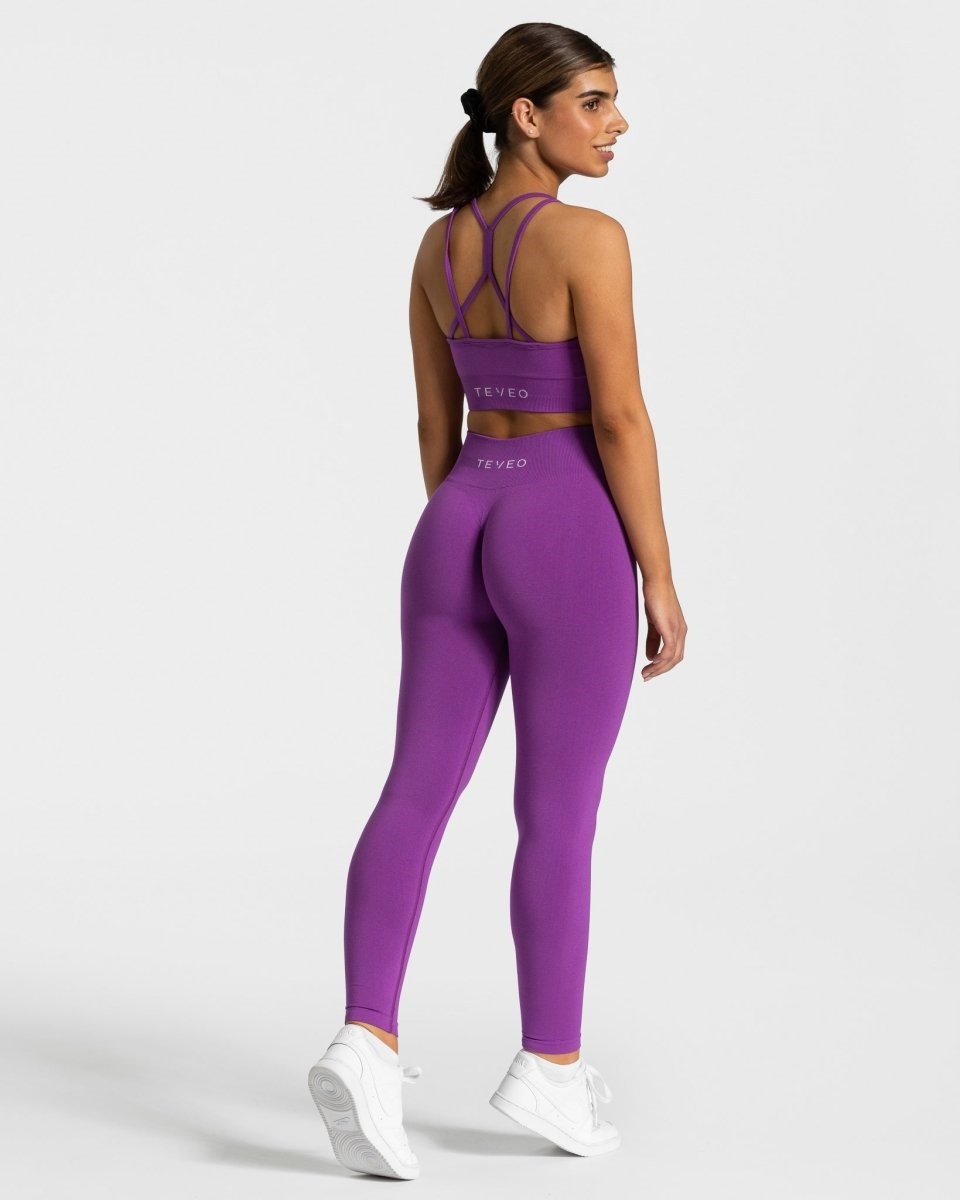 TEVEO Timeless Scrunch Leggings Nachový | 845793-AZK