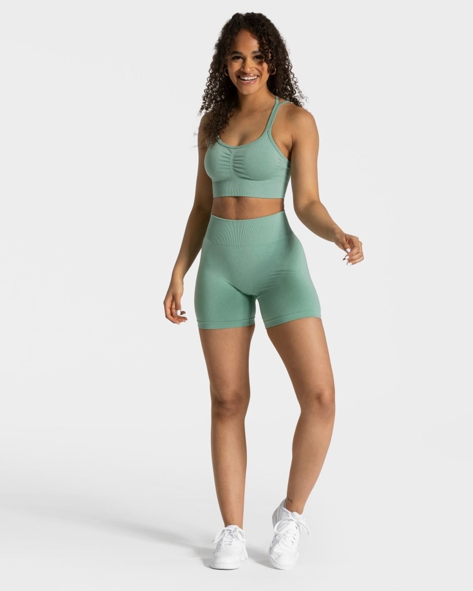 TEVEO Timeless Scrunch Shorts Salbei | 423195-KLC