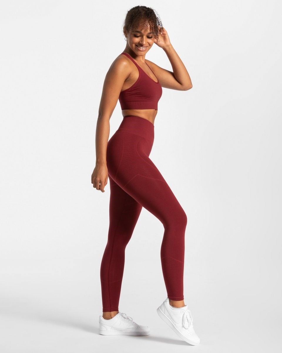 TEVEO True Leggings Červené | 409162-SCO