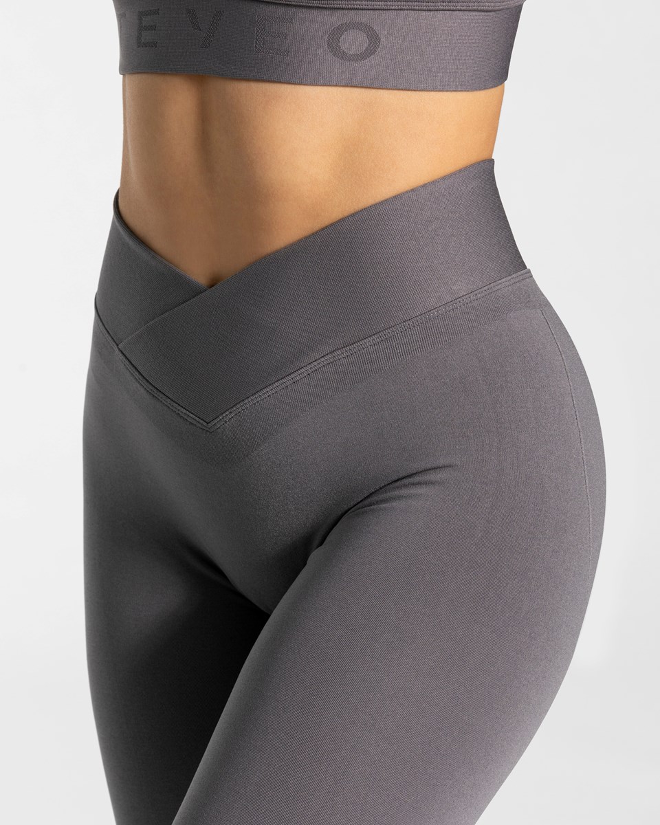 TEVEO V-Shape Leggings Graphit | 038247-XAB