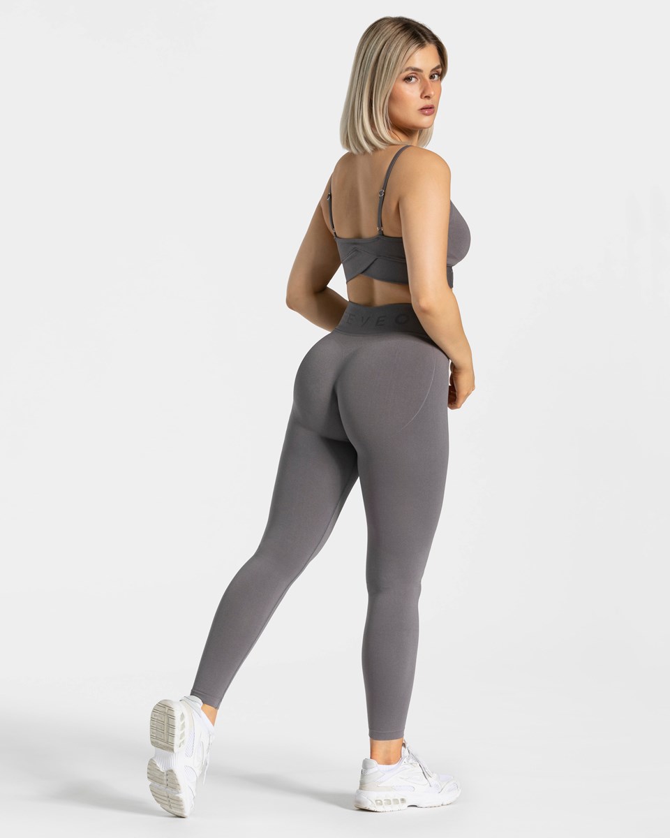TEVEO V-Shape Leggings Graphit | 038247-XAB