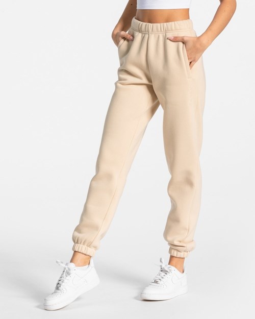 TEVEO Iconic Oversized Jogger Nude | 319402-QKF