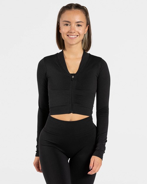 TEVEO Statement Zip Jackets Čierne | 514690-JVR