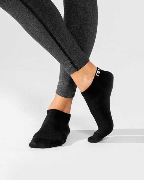 TEVEO TEVEO Sneaker Socken (2er) Čierne | 367042-FTQ