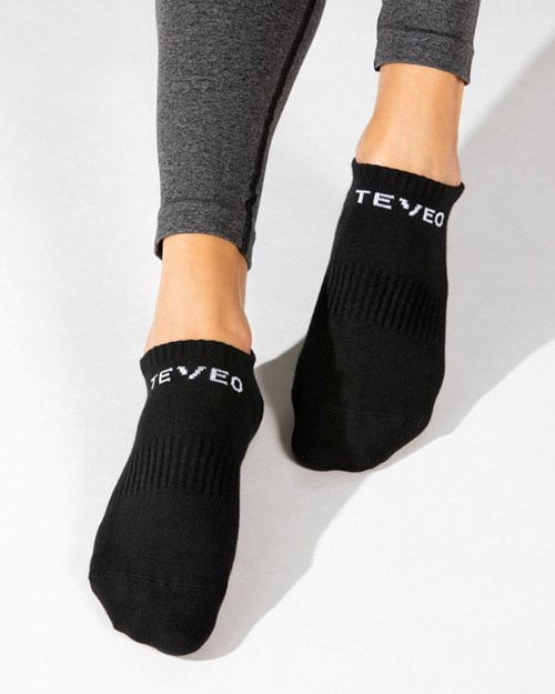 TEVEO TEVEO Športové Socken (2er) Čierne | 139720-RGN