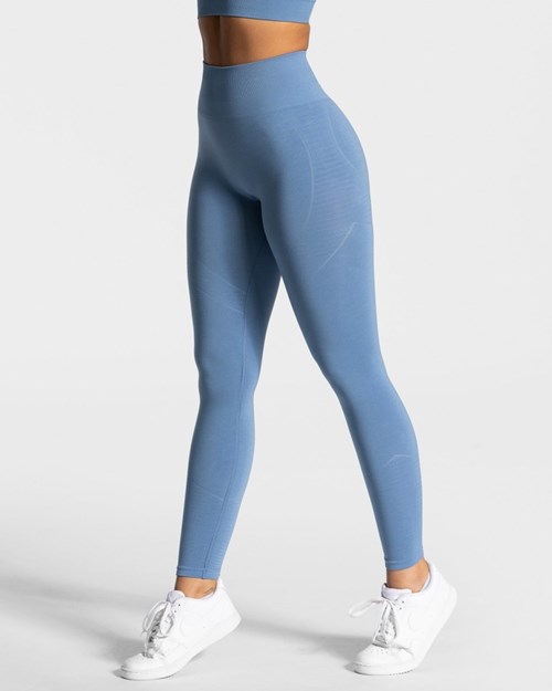 TEVEO True Leggings Blau | 642581-NLC